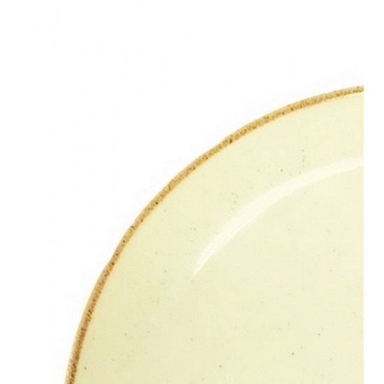 Prato 27,5cm Raso Cerâmica Corona Caoba Bege